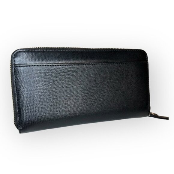 Kate Spade Black Leather Cameron Long Wallet - Picture 2 of 13